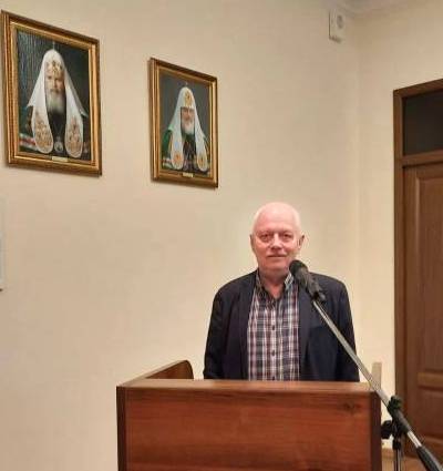 Главный библиотекарь отдела краеведческой литературы В. В. Жучков участвовал в секции «Православие и спорт» XXII Пименовских чтений